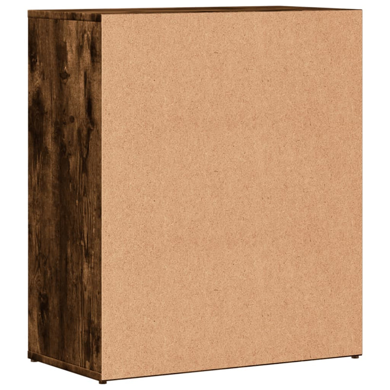 Dressoirs 2 St 60X31X70 Cm Bewerkt Hout Gerookt Eikenkleurig