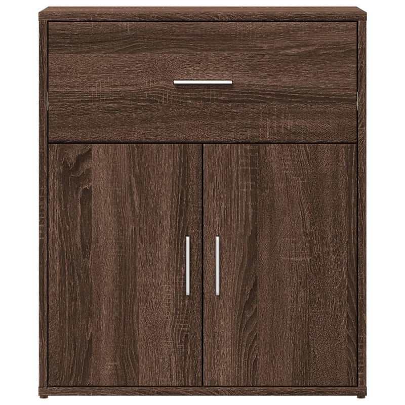 Dressoirs 2 St 60X31X70 Cm Bewerkt Hout Bruin Eikenkleurig