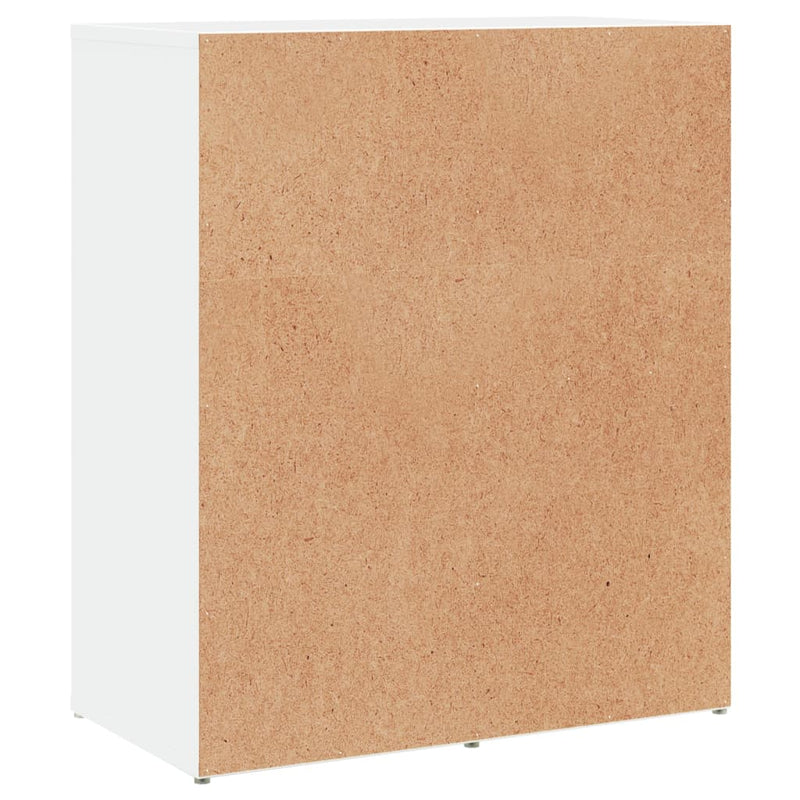 Dressoirs 2 St 60X31X70 Cm Bewerkt Hout Wit