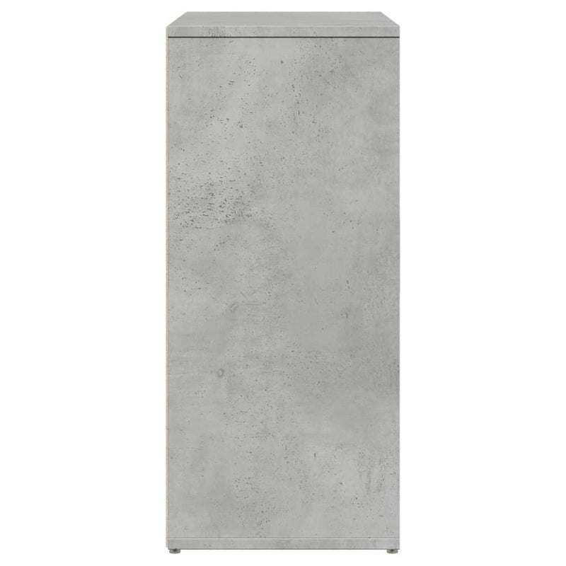 Dressoirs 2 St 60X31X70 Cm Bewerkt Hout Betongrijs