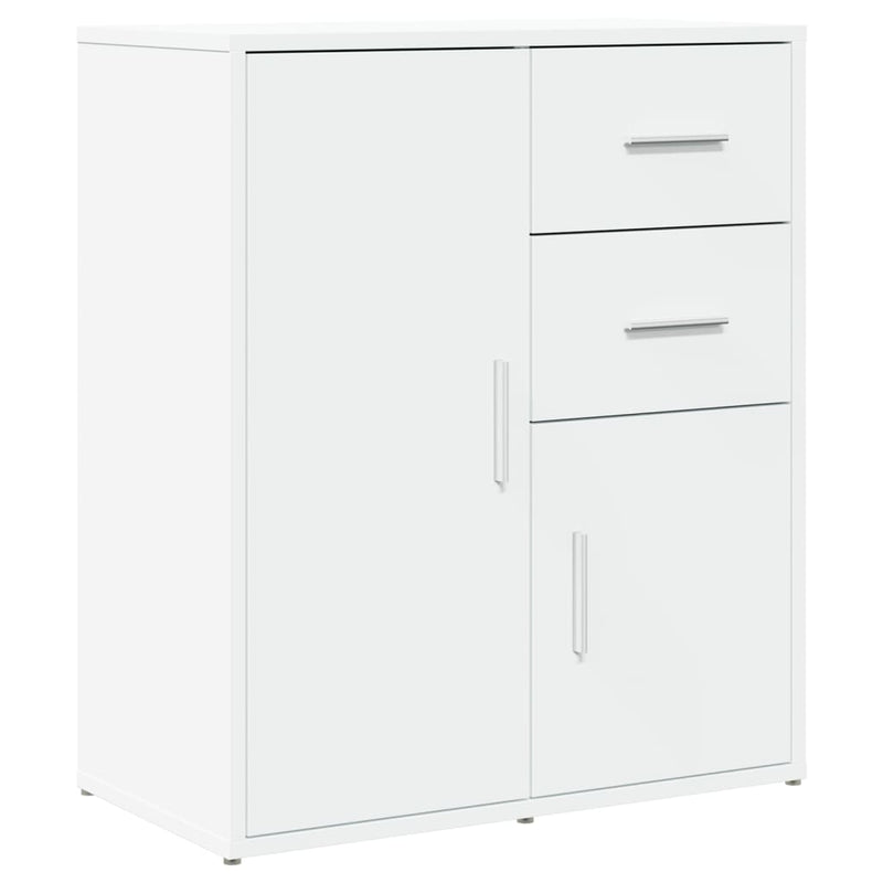 Dressoirs 2 St 60X31X70 Cm Bewerkt Hout Wit