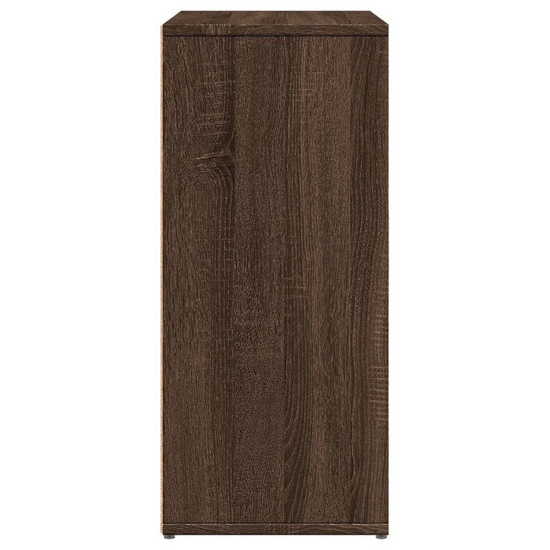 Dressoirs 2 St 60X31X70 Cm Bewerkt Hout Bruin Eikenkleurig