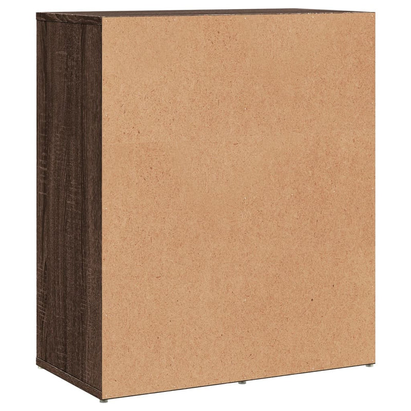 Dressoirs 2 St 60X31X70 Cm Bewerkt Hout Bruin Eikenkleurig