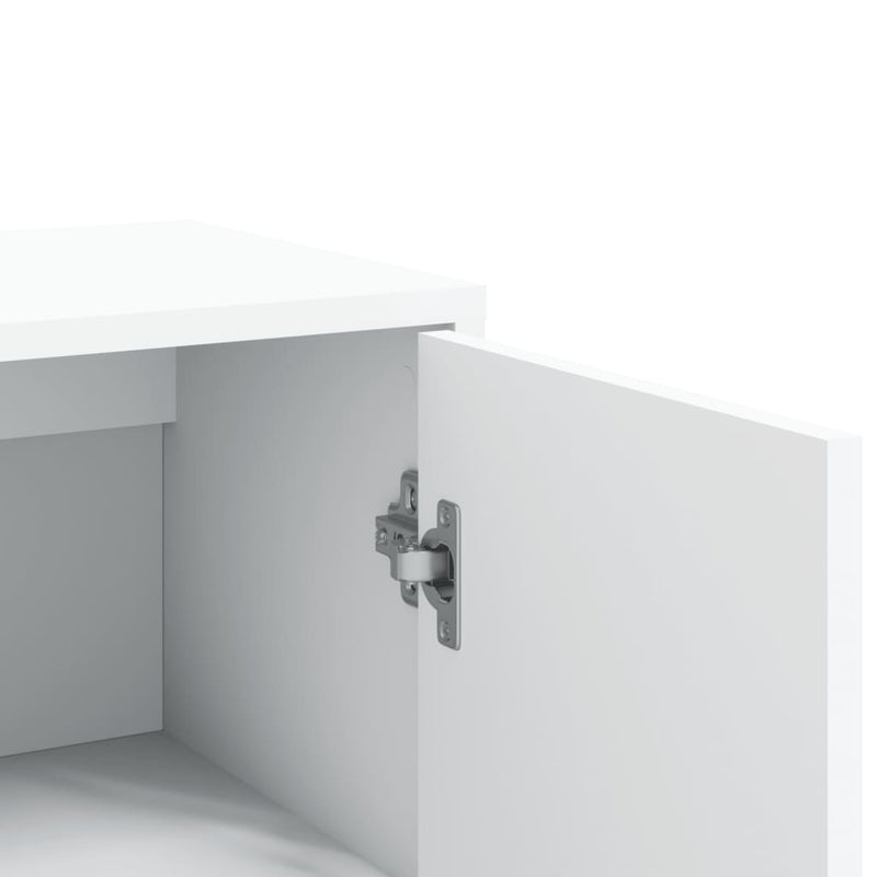 Dressoirs 2 St 60X31X84 Cm Bewerkt Hout Wit