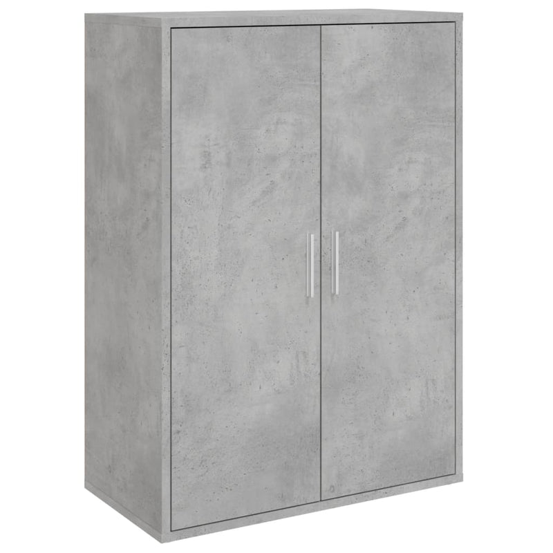 Dressoirs 2 St 60X31X84 Cm Bewerkt Hout Betongrijs