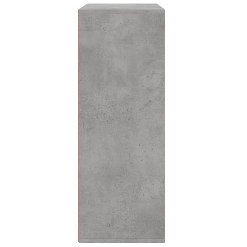 Dressoirs 2 St 60X31X84 Cm Bewerkt Hout Betongrijs