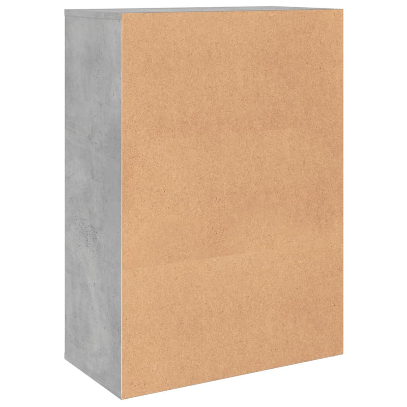 Dressoirs 2 St 60X31X84 Cm Bewerkt Hout Betongrijs