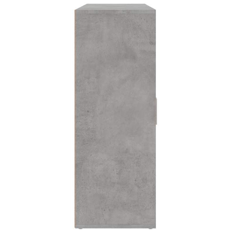 Dressoirs 3 St 60X31X84 Cm Bewerkt Hout Betongrijs
