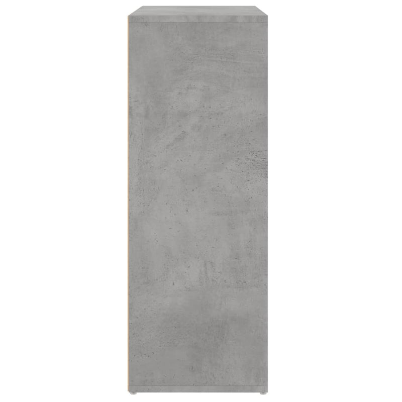 Dressoirs 2 St 60X31X84 Cm Bewerkt Hout Betongrijs