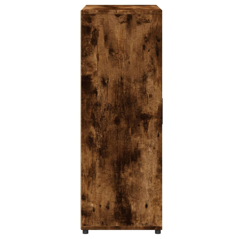 Dressoirs 2 St 60X31X84 Cm Bewerkt Hout Gerookt Eikenkleurig
