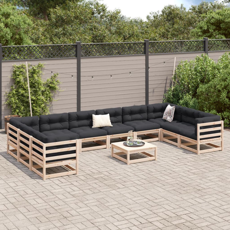 1 Loungeset Massief Grenenhout